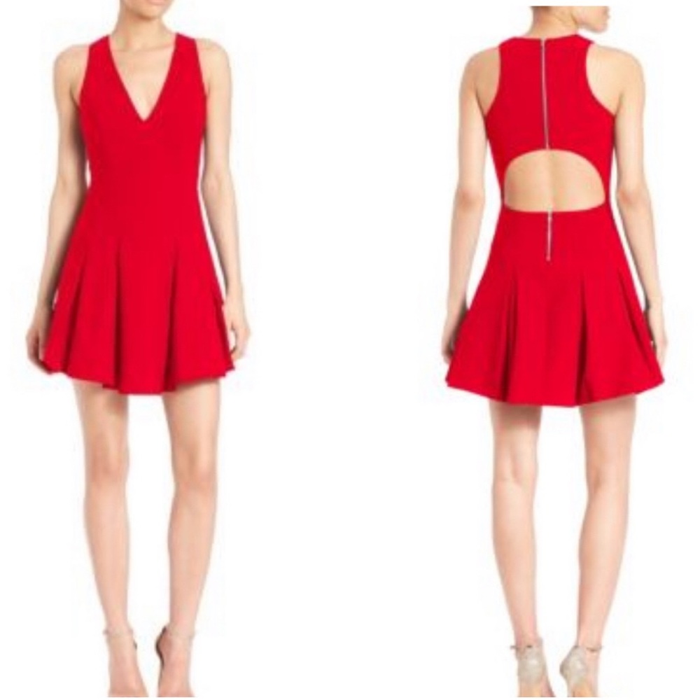 Elizabeth And James Sabine Fit Flare Dress